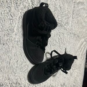 Kids Nike Black High-Top Sneakers